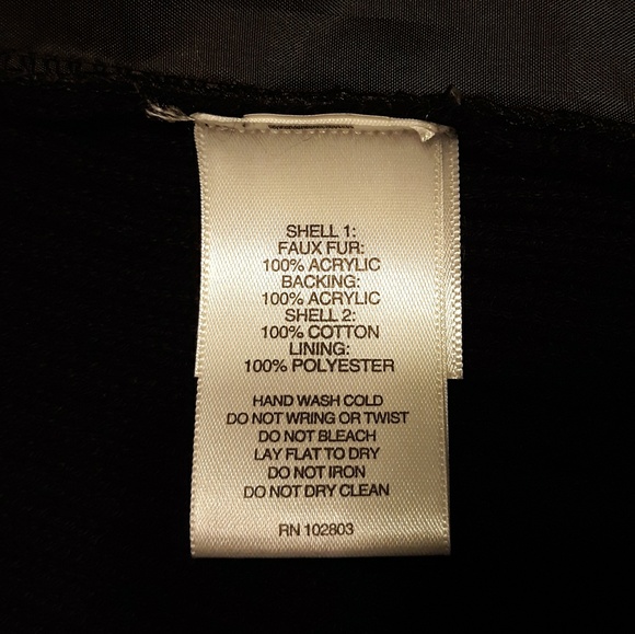 FURRY SILVER GRAY &  BLACK VEST, L - Picture 6 of 8